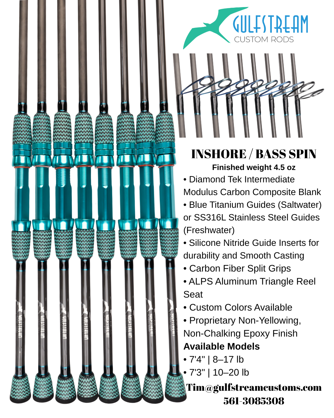 Bass and Inshore Rods Bass and Inshore Rods
