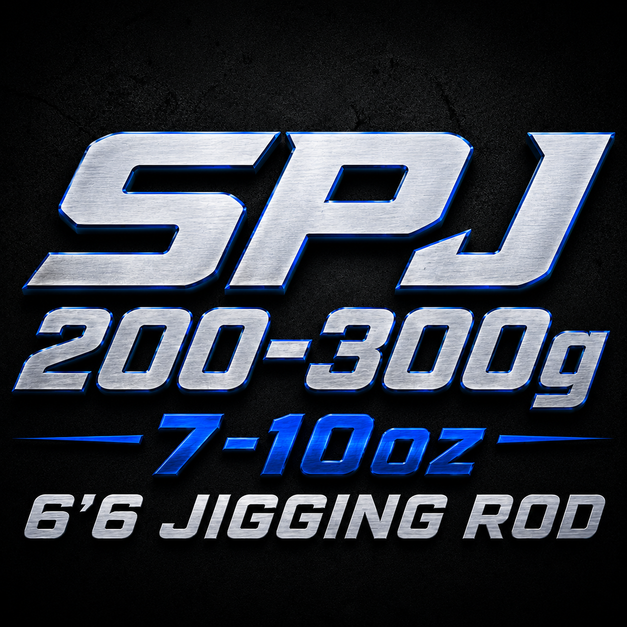 Slow Pitch Jig 200-300g 7-10oz 6'6 Jigging Rod